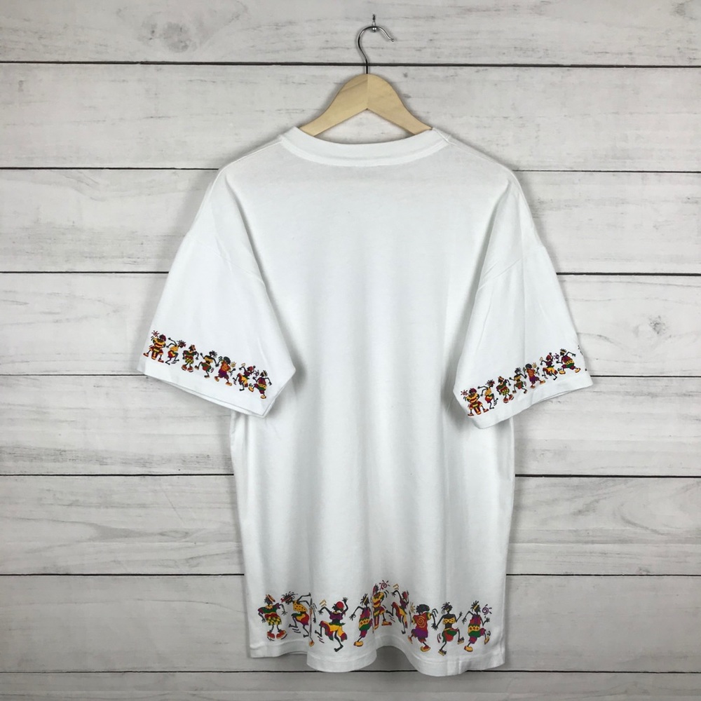 Vintage 1995 Reggae Jam Music Art T-Shirt - Picture 2 of 6